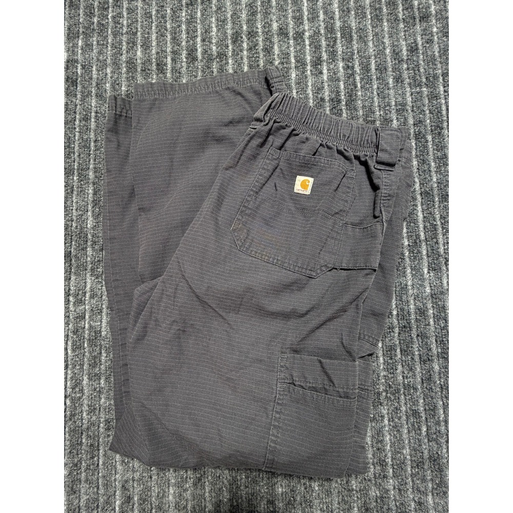 Carhartt Scrub Pants Mens Medium Gray Regular  Ripstop Cargo